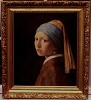 Vermeer's Girl with a Pearl Earring by Dubai Art